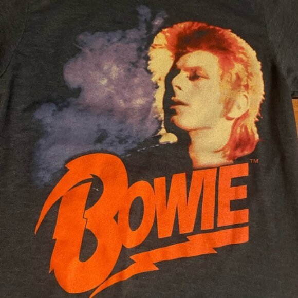 David Bowie Purple Smoke Shirt - Picture 4 of 7